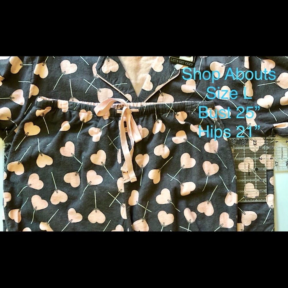 PJ Salvage Cotton Cozy Flannel Pajama Set New NWT - Picture 8 of 8